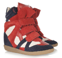 Isabel Marant Sneakers Red-Blue-White