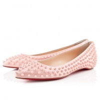 CHRISTIAN LOUBOUTIN PINK SPIKED